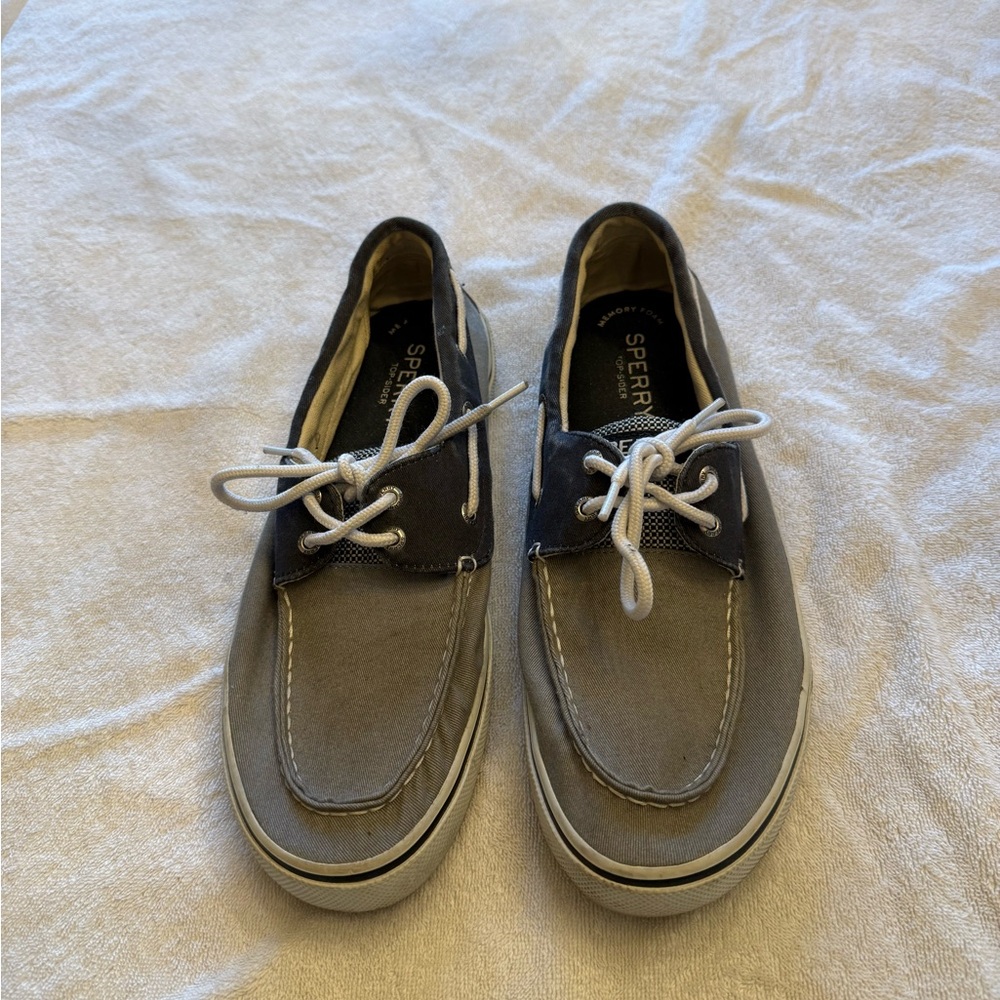 Sperry Men's Two-Tone Gray Boat Shoes
